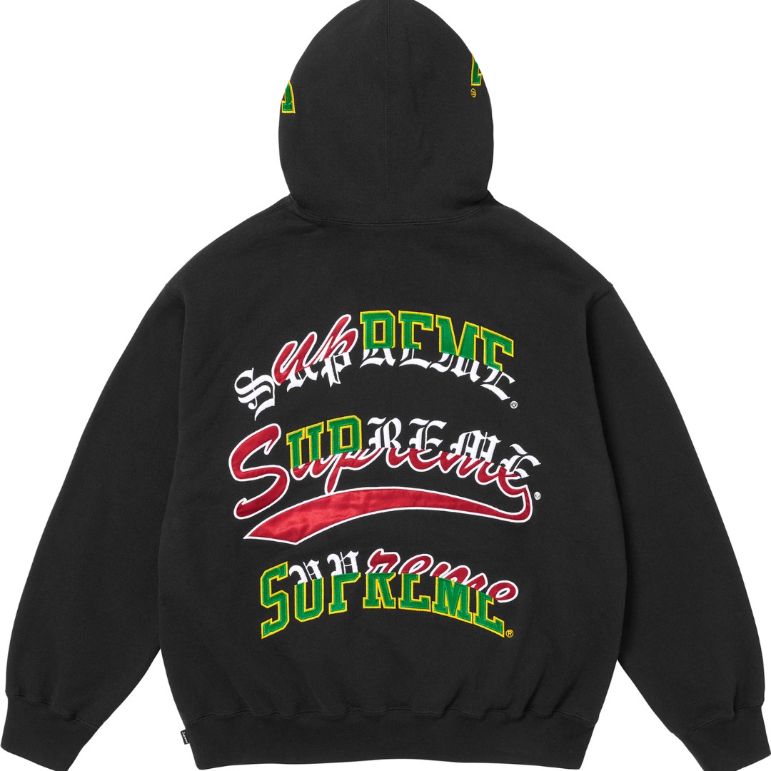 Supreme Multi Logos Hoodie (FW25)(Black)