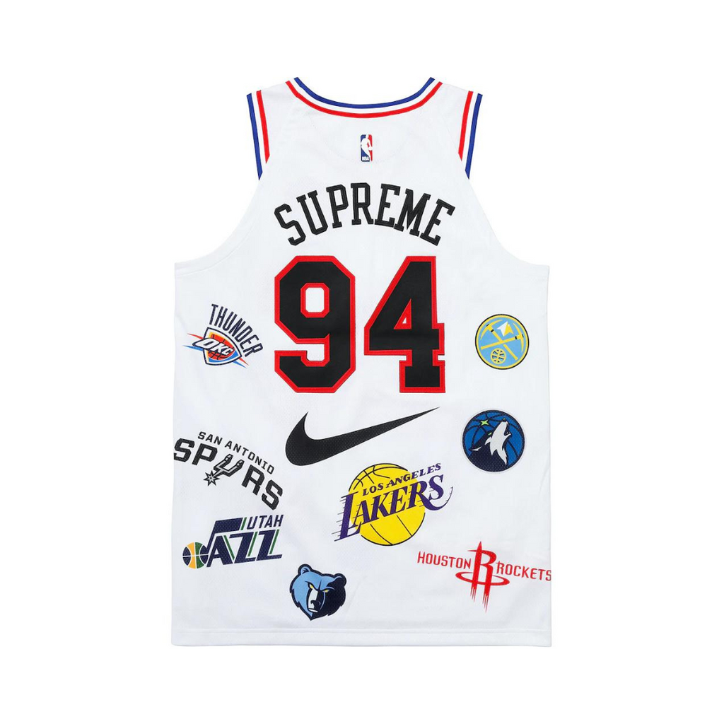 Supreme Nike/NBA Teams Authentic Jersey (White)