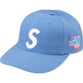 Supreme World Famous S Logo 6 Panel Hat (Blue)