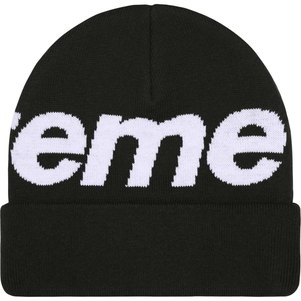 Supreme Big Logo Beanie (Black)(FW25)