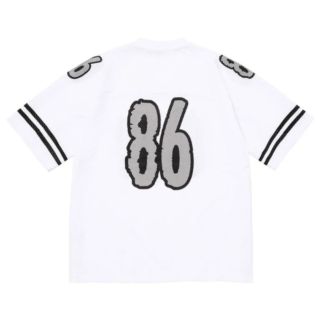 Supreme Reflective Football Jersey (White)