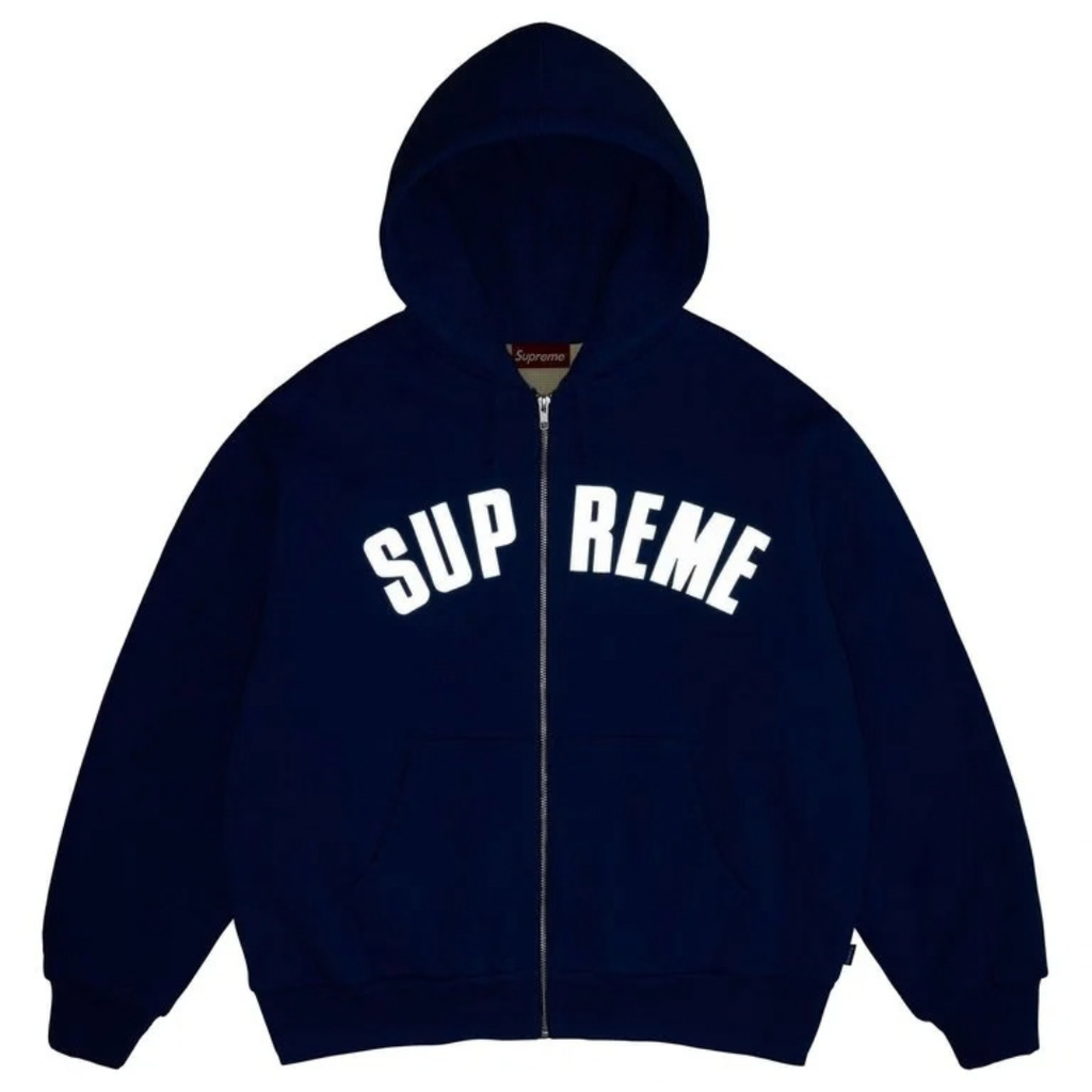 Supreme Arc Thermal Line Zip Up Hoodie (Royal)