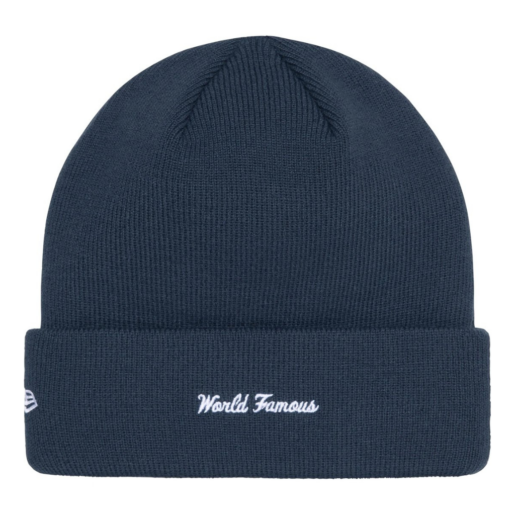 Supreme New Era Box Logo Beanie (FW24) (Navy)