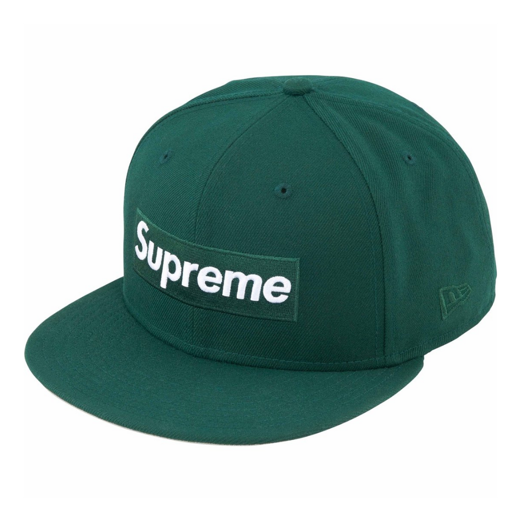 Supreme Sharpie Box Logo New Era Fitted Hat (Green)
