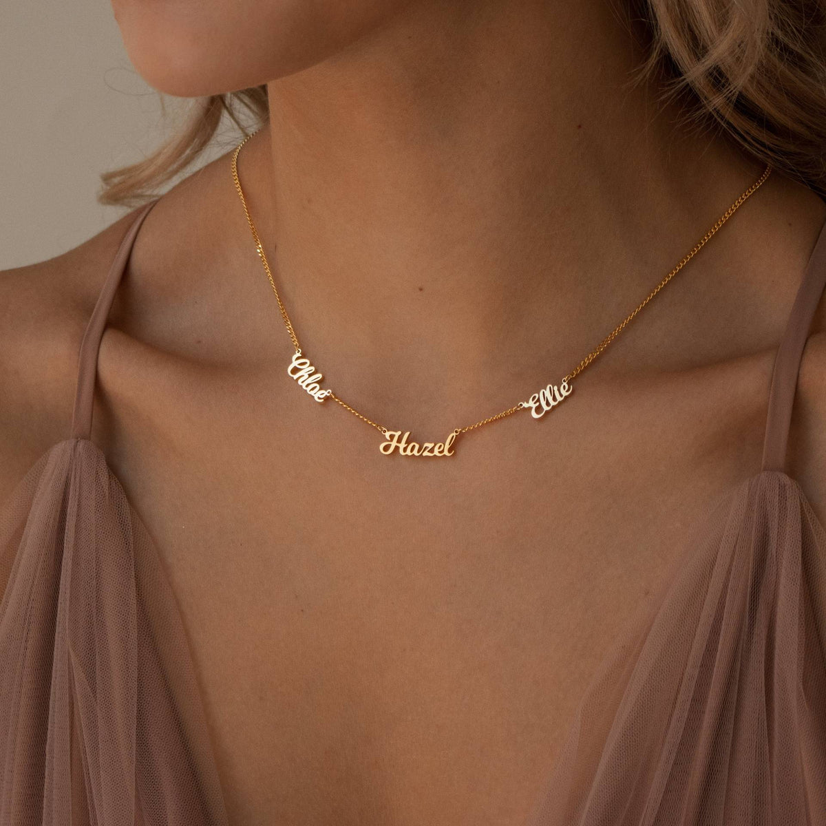 Personalized Name Necklace with 1¨C6 Names