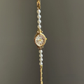 Pretty Pearl Quartz Bracelet Watch