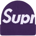 Supreme Big Logo Beanie (Purple)(FW25)