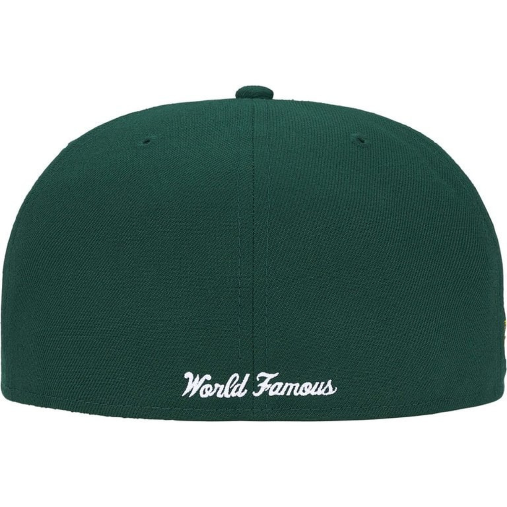 Supreme New Era Shop Box Logo Fitted Hat (Green)