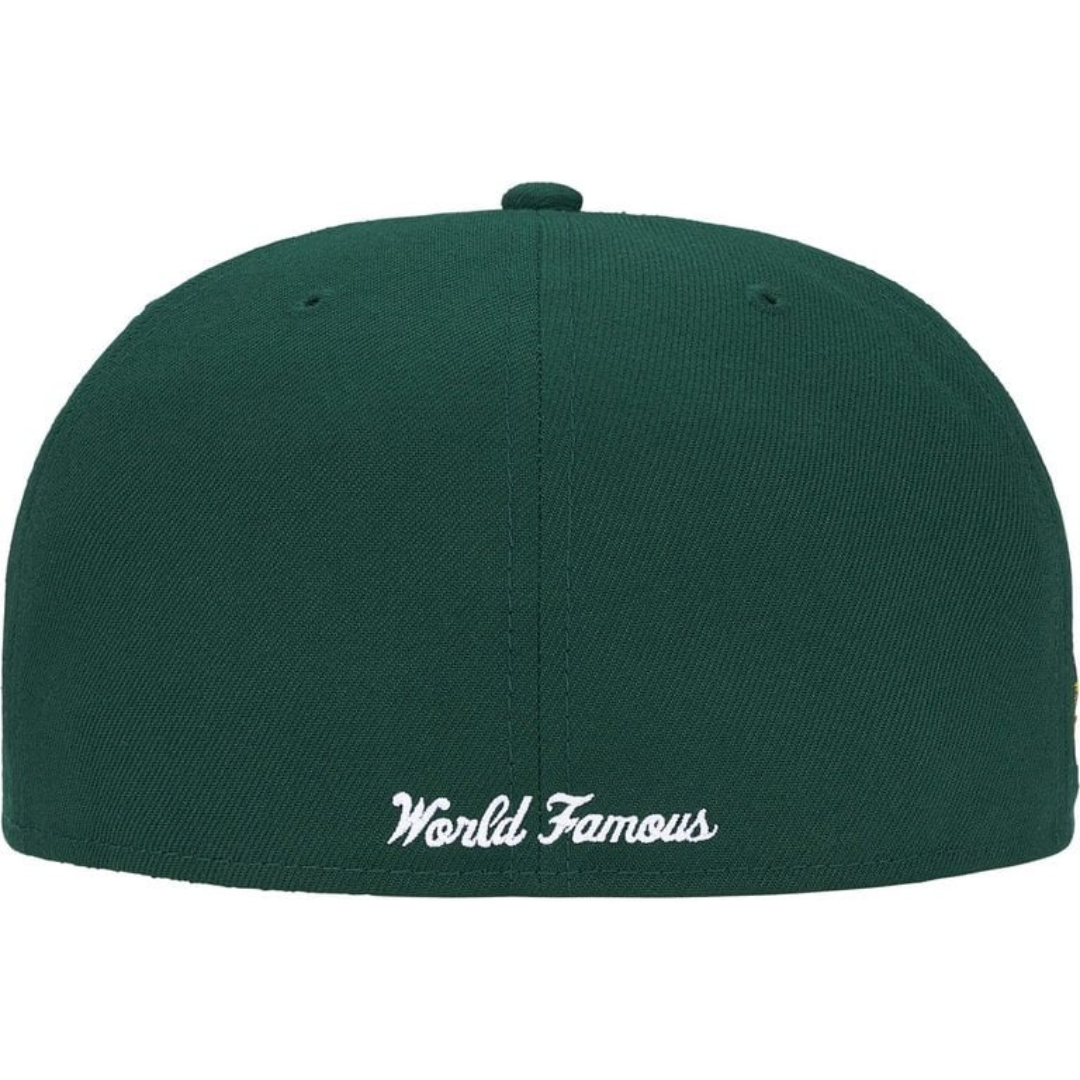 Supreme New Era Shop Box Logo Fitted Hat (Green)
