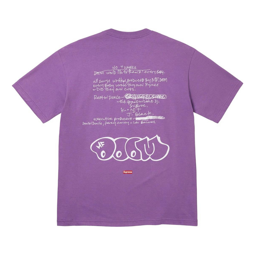 Supreme MF Doom Tee (Purple)