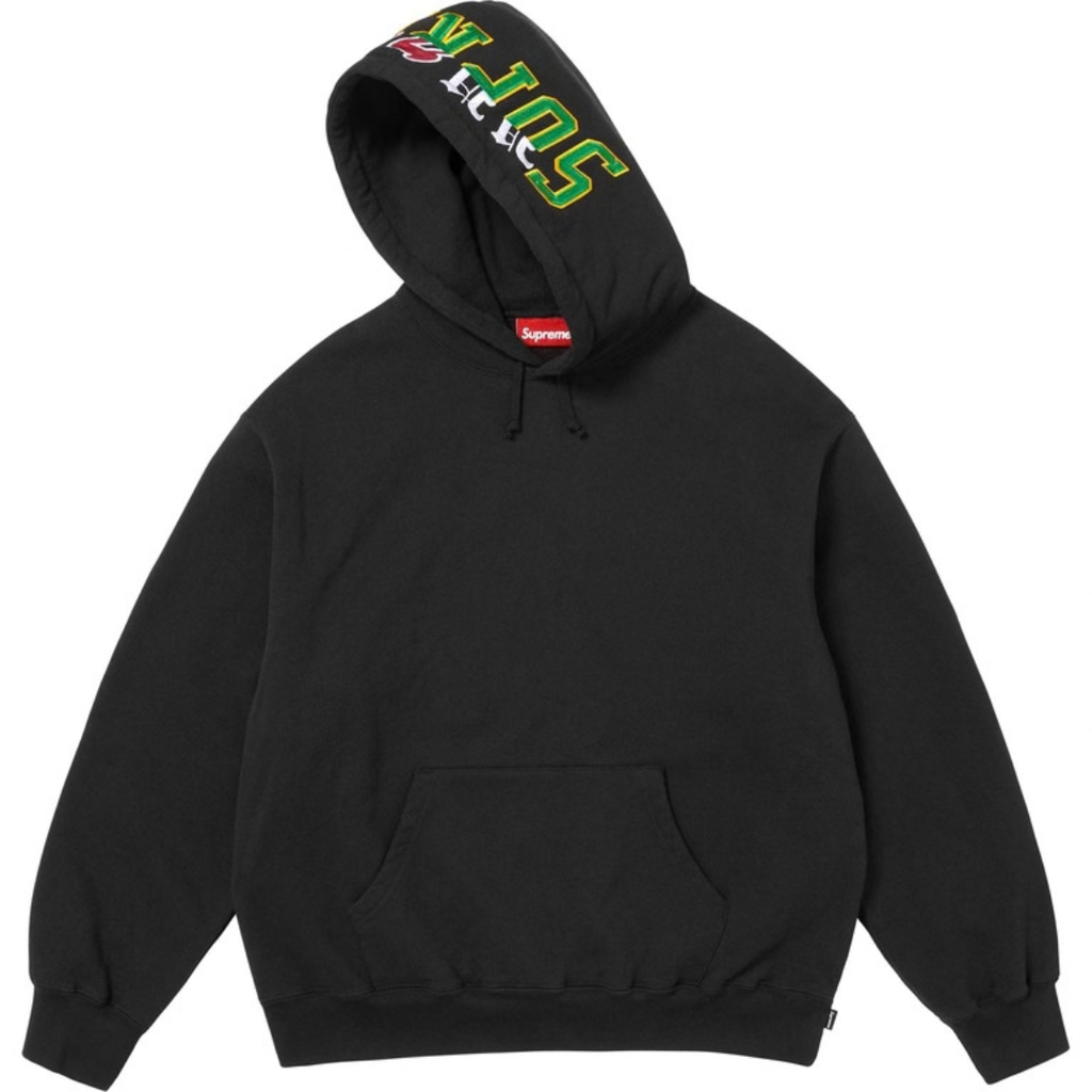 Supreme Multi Logos Hoodie (FW25)(Black)