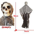 Horror Skull Pendant Variable Shape Skull Halloween Prop Party Outdoor Haunted House Bar Halloween Decoration