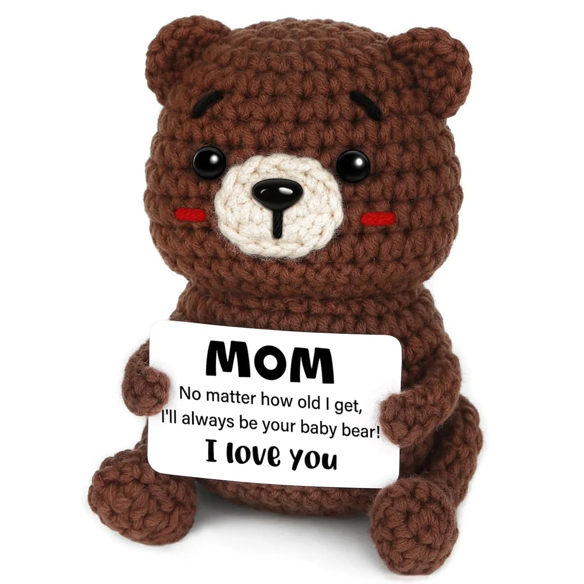 Custom Crochet Dolls Handmade Pocket Hug Animal Positive Plant Bespoke Unique Knitted Doll Plush Toy Gift for The One I Love