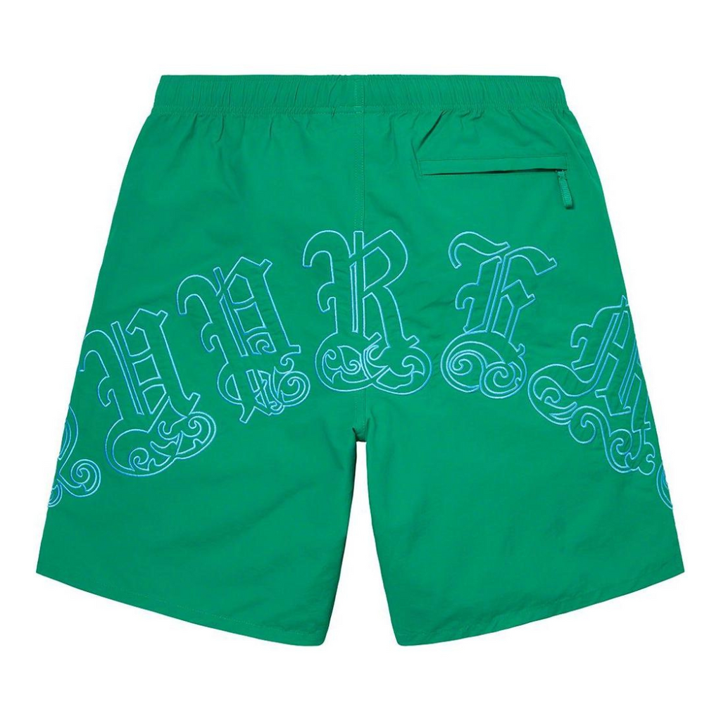 Supreme Old English Nylon Shorts (Green)