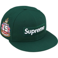 Supreme New Era Shop Box Logo Fitted Hat (Green)
