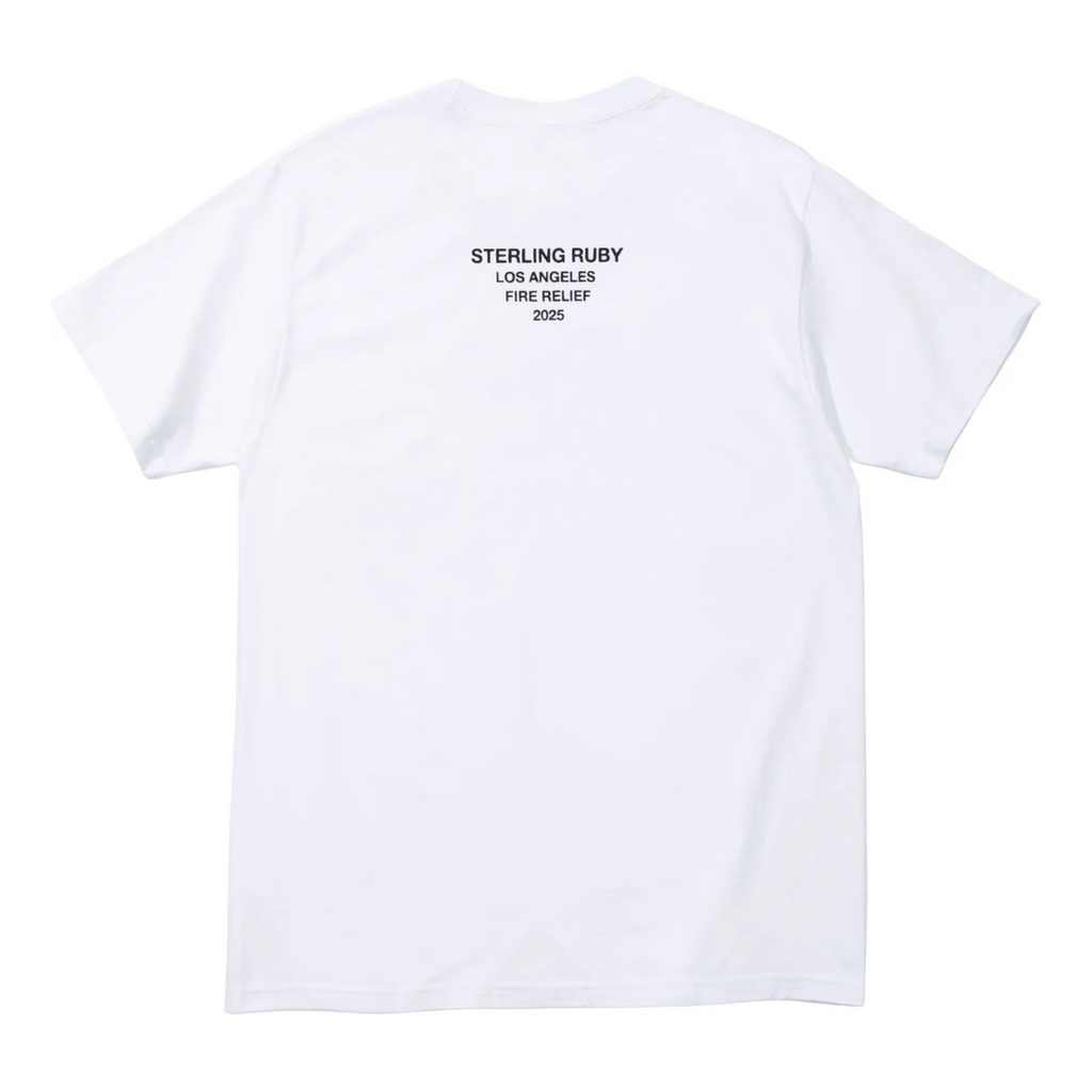 Supreme Los Angeles Box Logo Relief Tee (White)