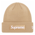 Supreme New Era Box Logo Beanie (Dark Sand) (FW23)