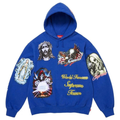 Supreme Sticker Hoodie (Blue)