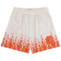 Eric Emanuel EE Basic Core Burning Flames Short Off White Red