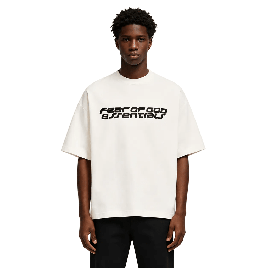 Fear of God Essentials 90s Short Sleeve Tee Ivory