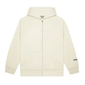 Fear of God Essentials Full Zip Hoodie Cream