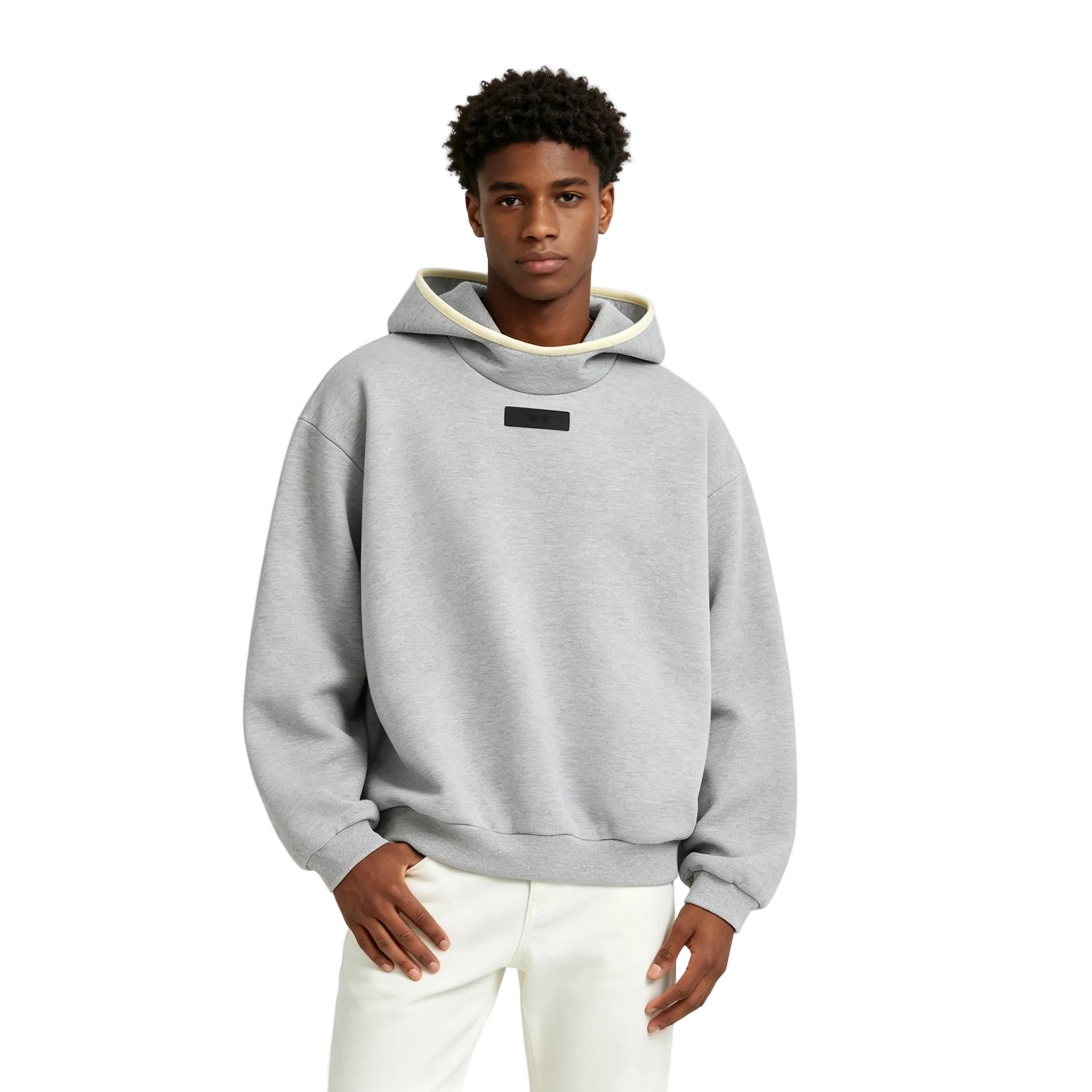 Fear of God Essentials Hoodie Light Heather Grey