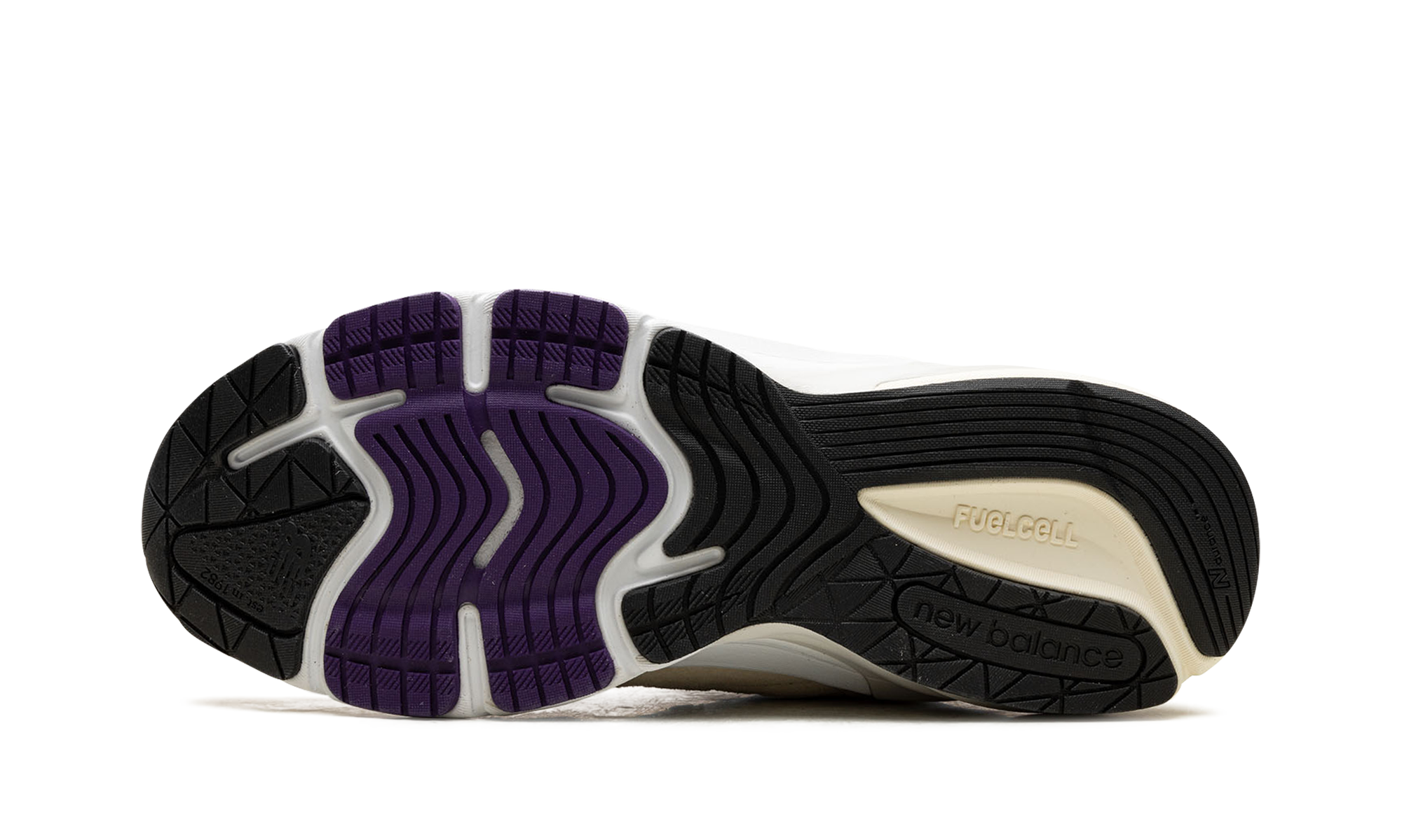 990v6 "Made In USA - Teddy Santis White Black Plum" U990WB6